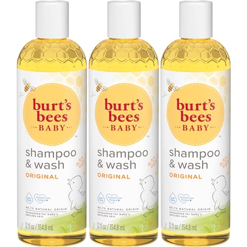 Burt’s Bees Baby Tear-Free Shampoo & Wash, 12oz, Pack of 3