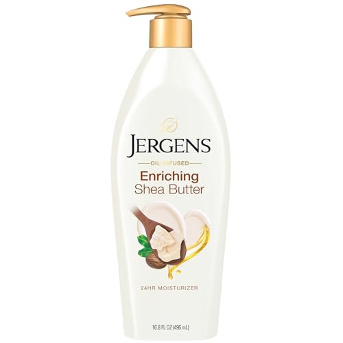 Jergens Shea Butter Lotion, Deep Moisturizer, 16.8 Oz, 3 Pack