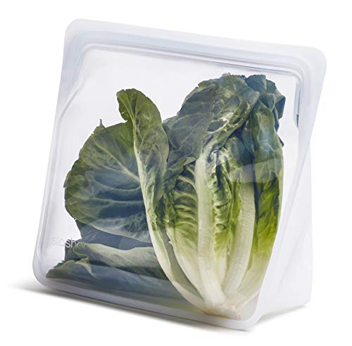 Stasher 104 Oz Silicone Reusable Stand-Up Bag, Microwave & Freezer Safe