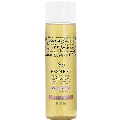 Honest Mama Clean Curves Shower Oil with Avocado Oil, 8 fl oz
