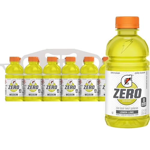Gatorade G Zero Lemon Lime, 12oz, Pack of 12