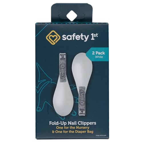 Safety 1st Fold-Up Nail Clippers – 2 Pack