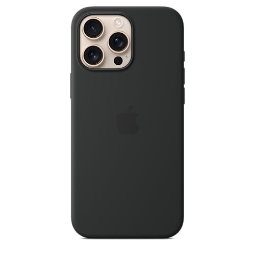 iPhone 16 Pro Max Silicone MagSafe Case – Black