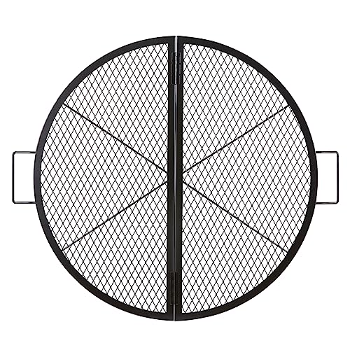 VEVOR 36″ Foldable Fire Pit Grill Grate, Heavy Duty Steel