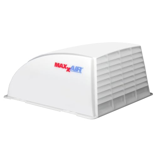 MAXXAIR Maxx I+ RV Vent Cover – Sleek, Leak-Proof, White