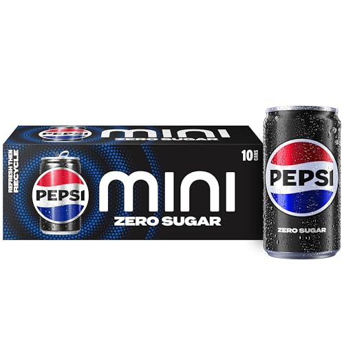 Pepsi Zero Sugar Mini Cans, 7.5 Oz, 10-Pack