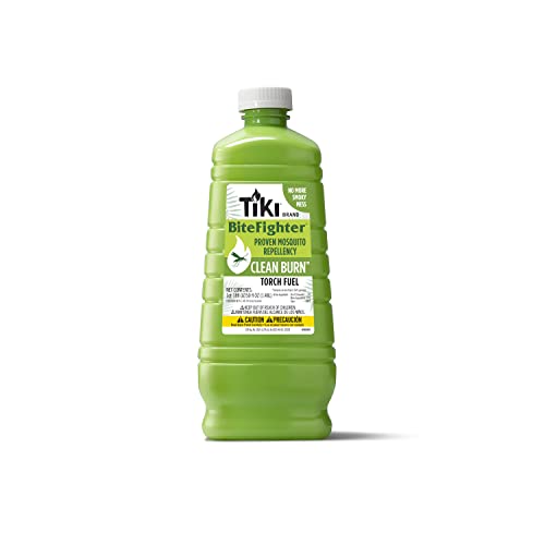 TIKI Smokeless Citronella Torch Fuel, 50oz, Mosquito Repellent