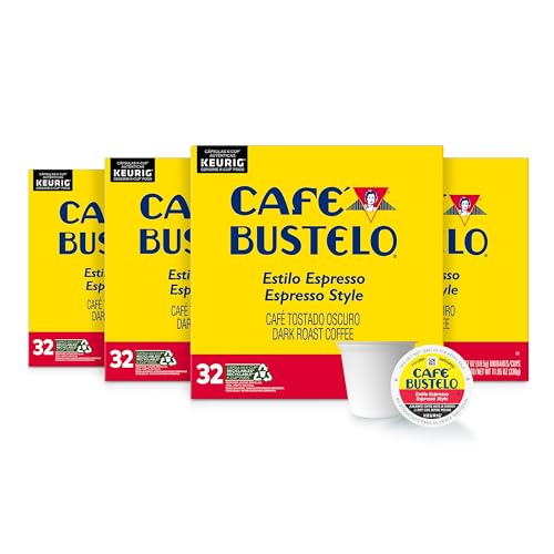 Café Bustelo Dark Roast Coffee, 128 K-Cup Pods