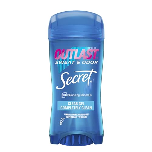 Secret Outlast Women’s 72hr Clear Gel Deodorant, Completely Clean, 2.6 oz