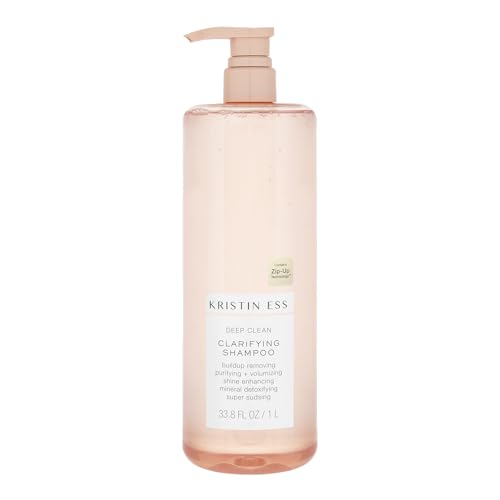 Kristin Ess Clarifying Shampoo for Oily, Curly Hair – 1 Liter