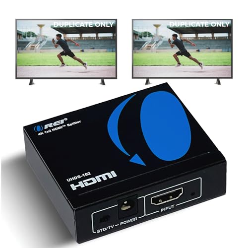 OREI UltraHD 4K HDMI Splitter 1×2, Dual Output
