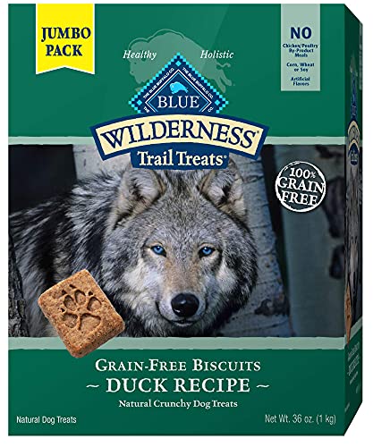 Blue Buffalo Grain-Free Duck Dog Treats, 36-oz Box