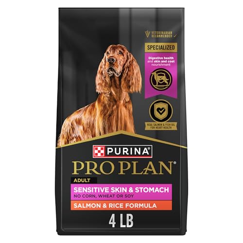 Purina Pro Plan Salmon & Rice Sensitive Dog Food, 4 lb.