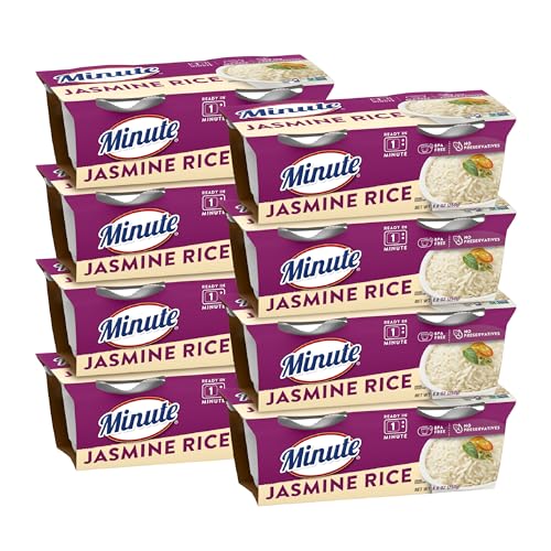 Minute Microwavable Jasmine Rice Cups, 8-Pack