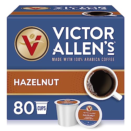 Victor Allen’s Hazelnut Medium Roast Coffee Pods, 80 Count