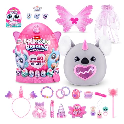 Eggzania Fairy Mania Plush Koala Toy with Surprise Accessories