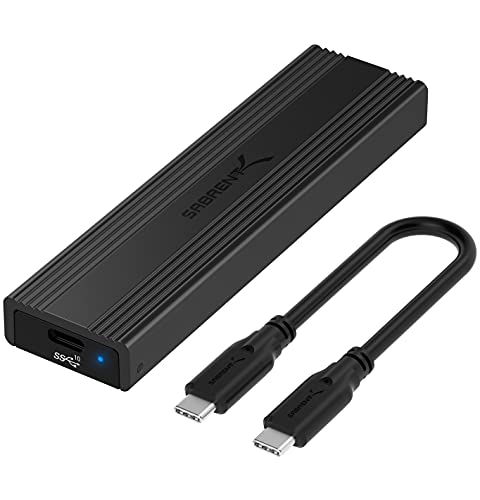 Sabrent USB-C Enclosure for M.2 NVMe & SATA SSDs