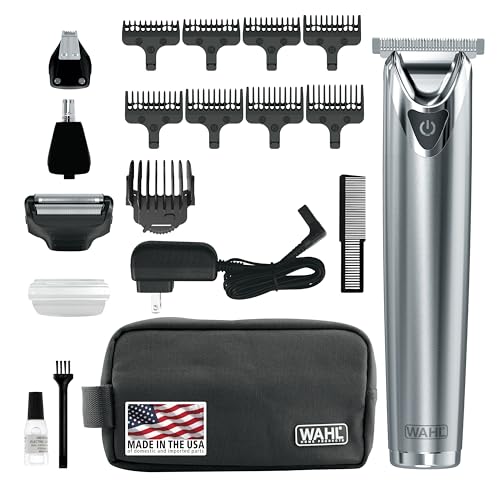 Wahl Lithium Beard & Nose Trimmer – Rechargeable Grooming Kit