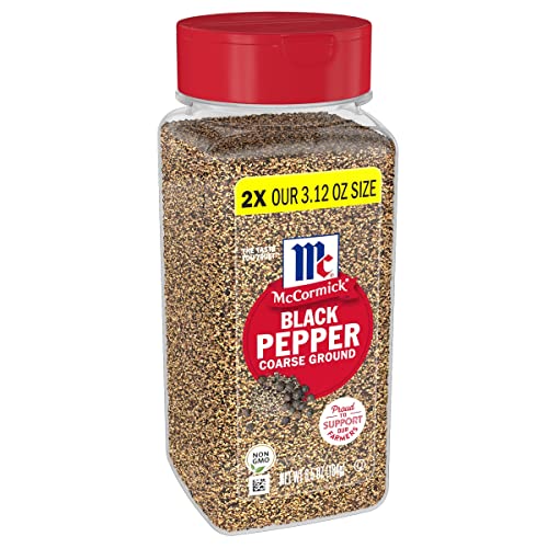 McCormick Coarse Black Pepper, 6.5 oz