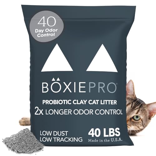 Boxie® Probiotic Cat Litter, 40lb Natural Odor Control Clumping