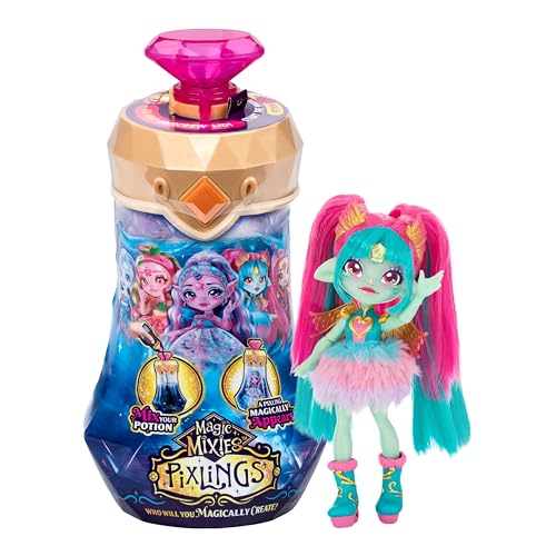 Magic Mixies Amber Dragon: Reveal 6.5″ Pixling Doll Inside