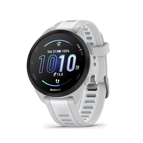 Garmin Forerunner 165 Smartwatch, AMOLED Display, Training Metrics