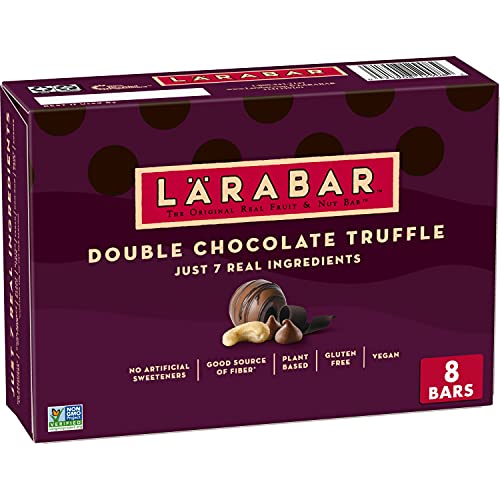 Larabar Double Chocolate Truffle, Gluten-Free Vegan Bars, 8 ct