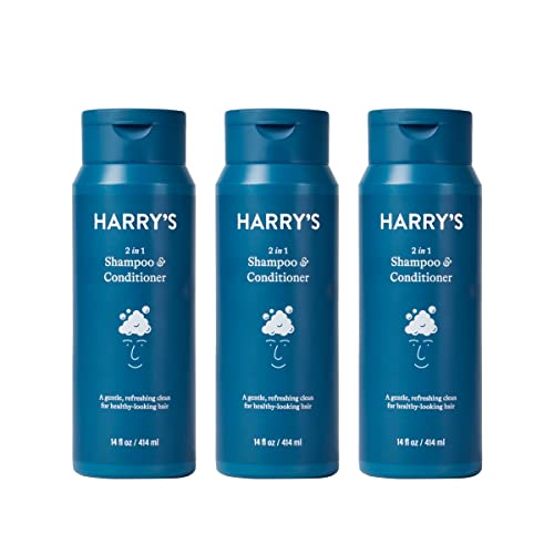 Harry’s Men’s 2-in-1 Shampoo & Conditioner, 14oz, 3 Pack