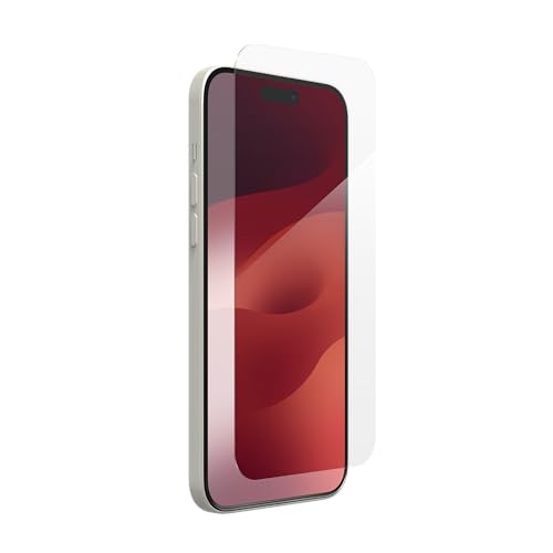 ZAGG Glass+ iPhone 15 Plus Screen Protector, 3X Stronger