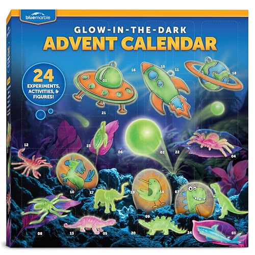 Glow-in-the-Dark Advent Calendar 2024: 24 Science Activities