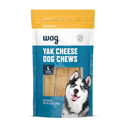 Wag Yak Cheese Himalayan Dog Chews, Large Dogs, 3 Pack