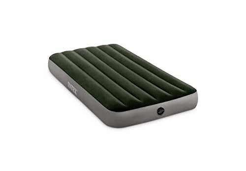 Intex Twin Air Mattress, 10″ Height, 300lb Capacity, Pump Not Included