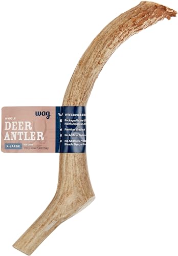 Wag Deer Antler Chew, 9-10.5″, X-Large Dogs