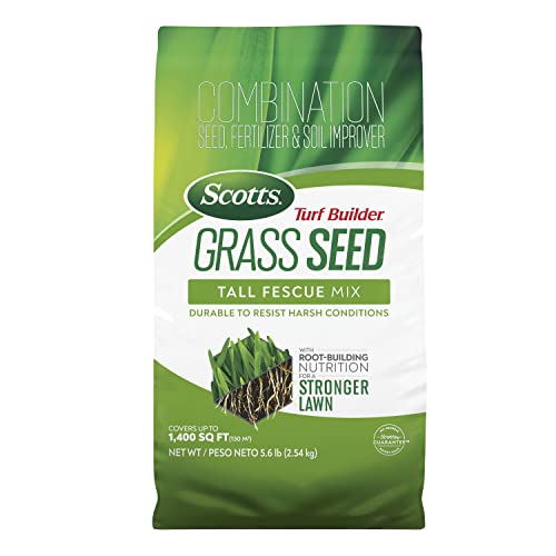 Scotts Turf Builder Tall Fescue Seed with Fertilizer, 5.6 lbs.