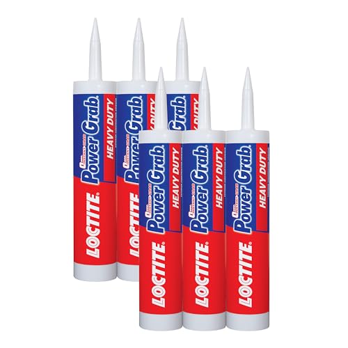 Loctite Power Grab Express Heavy Duty Adhesive, 9 fl oz, 6-Pack