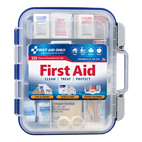 OSHA-Compliant 100-Person First Aid Kit, 335 Pieces