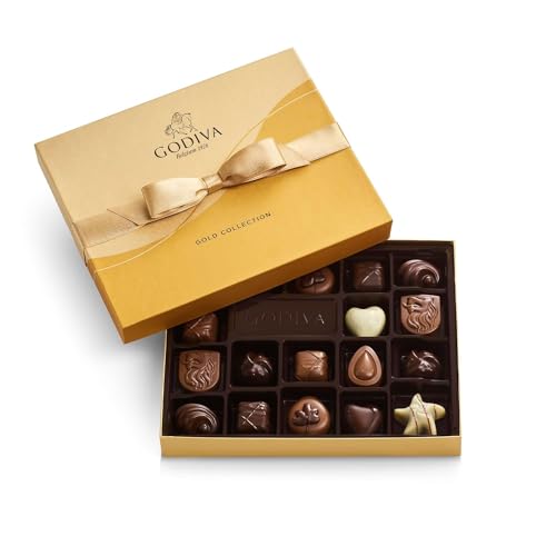 Godiva 18-Piece Assorted Chocolate Gift Box – Gourmet Variety