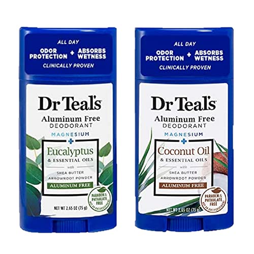 Dr. Teals Deodorant Set – Eucalyptus & Coconut, 2 Pack