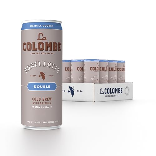La Colombe Oatmilk Double Latte, 11oz Cans (12 Pack)