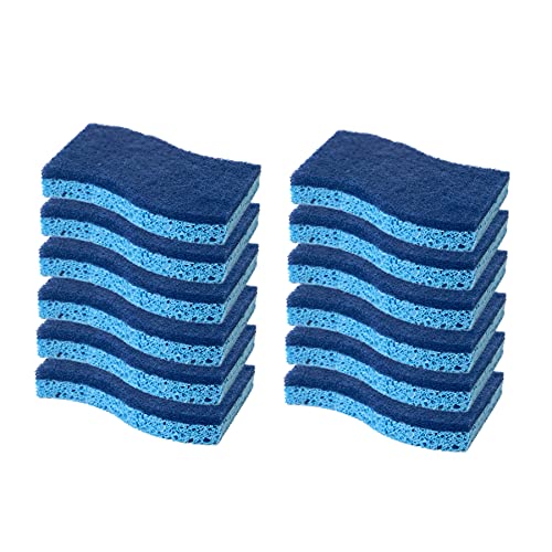 CELOX 12 Pack Non-Scratch Dual-Sided Kitchen Sponges