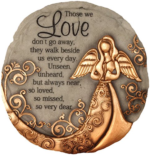 Bronze Angel Garden Stepping Stone Decor