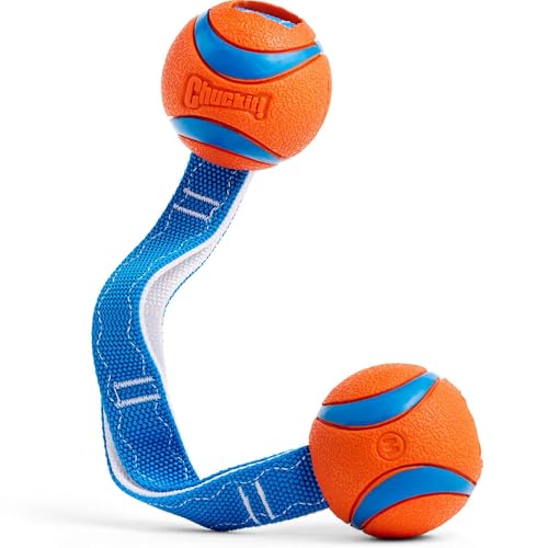 Chuckit! Ultra Duo Tug Dog Toy – Medium, 2 Ultra Balls