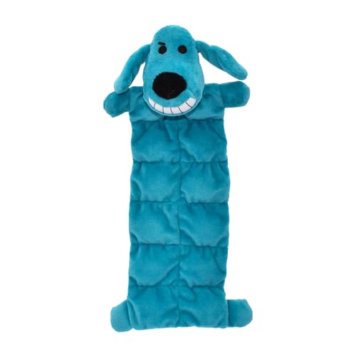 Multipet 12″ Plush Dog Toy, 13 Squeakers, Assorted Colors