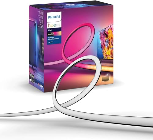 Philips Hue 75″ LED TV Backlight – Color-Changing, App/Voice Control