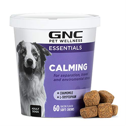 GNC Calming Dog Chews, Bacon Flavor, 60 Ct