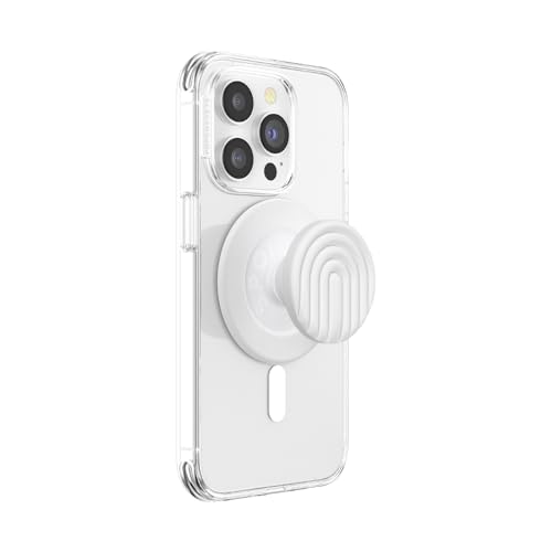 PopSockets MagSafe Phone Grip, Coconut Creme, Wireless Charging
