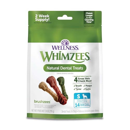 WHIMZEES Small Daily Dog Dental Treats, 14 Count