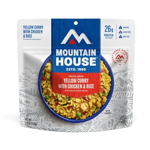 Mountain House Yellow Curry with Chicken & Rice | 2 Servings | Gluten-Free