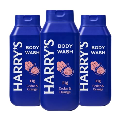Harry’s Fig Body Wash, 3 Pack, 18 fl oz, Paraben-Free