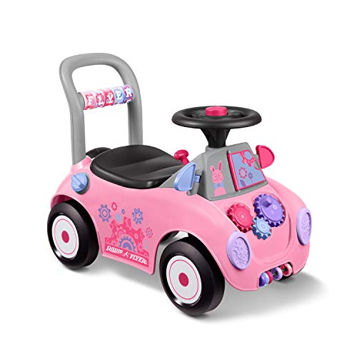 Radio Flyer Creativity Car, Toddler Ride-On, Ages 1-3, Pink